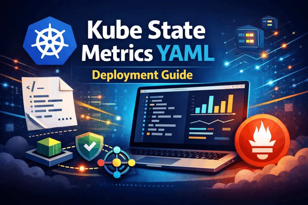 kube-state-metrics YAML deployment with Kubernetes dashboard and metrics visualization